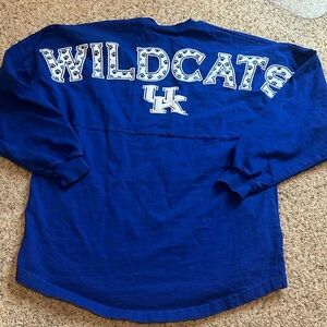 spirit / small / university of kentucky wildcats / oversized / long sleeve